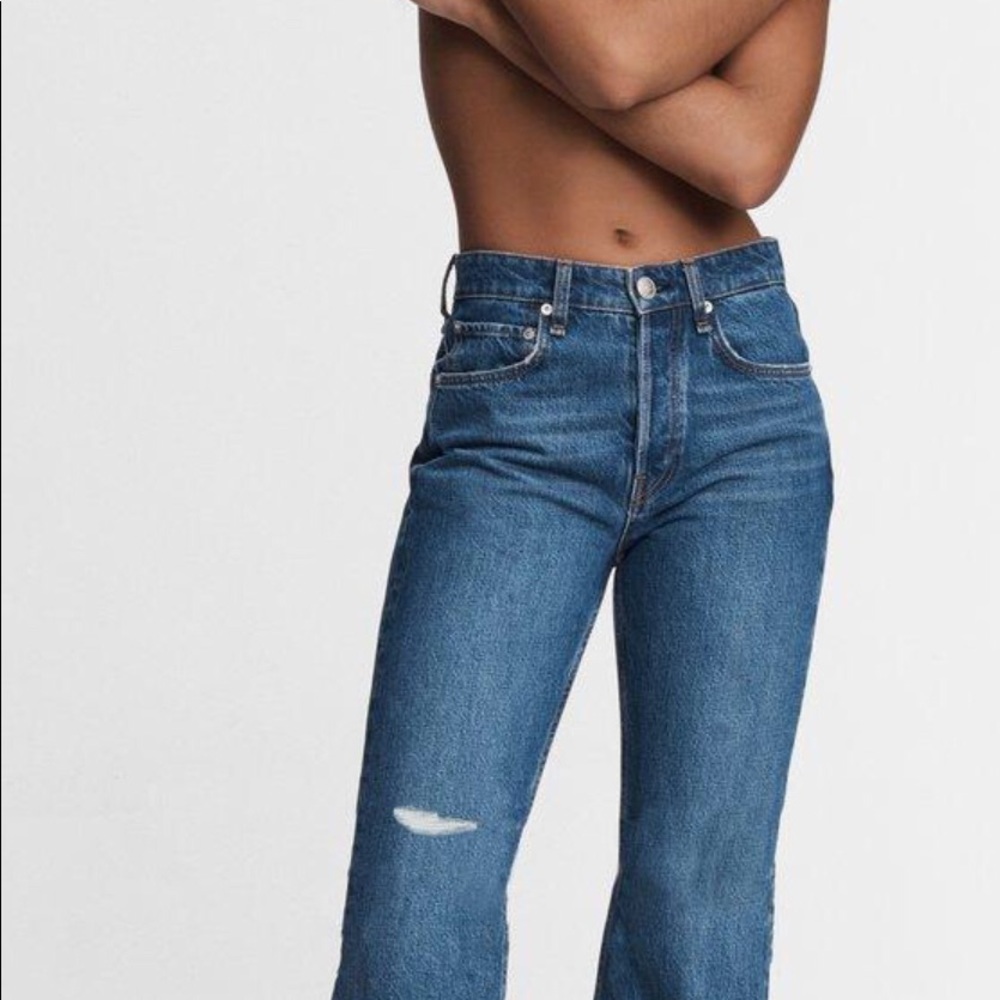 NWT Rag & Bone Maya Cropped Flare size 24